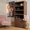Mangoe Boekenkast Brussel Walnut | 90 cm