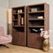 Mangoe Boekenkast Brussel Walnut | 90 cm