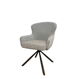 Mangoe Eetkamerstoel Hanna | Ash Grey | Met armleuning