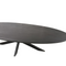 Mangoe Eettafel Brandy Black | 300 cm | Ovaal