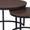 Mangoe Salontafel Otik Walnut Oak | 70 cm | set van 2