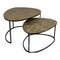 Mangoe Salontafel Ziva Gold | 90 cm