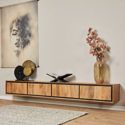 Mangoe Zwevend tv meubel RichWood | 240 cm