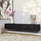 Mangoe Zwevend tv meubel Vision Black | 200 cm