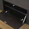 Mangoe Zwevend tv meubel Vision Black | 200 cm