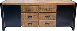 Mangohout dressoir - Dressoirkast - TV Meubel - Opbergruimte - Eetkamerkast