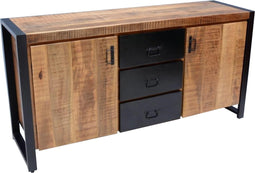 Mangohout dressoir - Dressoirkast - TV Meubel - Opbergruimte - Boekenrek - Meubel