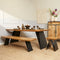 Mangohout eettafel - eetkamertafel - tafel 240 cm