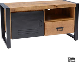 Mangohout - TV Meubel - Dressoir - Bijzettafel - 106 cm - Mangohout Kast
