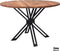 Mangohouten Eettafel Rond 130 cm - Yana