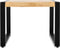 Mangohouten Salontafel - Industrieel - Mango - 60 cm - Bijzettafel