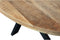 Mangohouten Salontafel - Ovaal - Industrieel 130 x 70 x 45 - tafel - massief