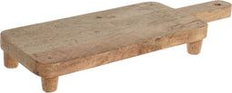 Mangohouten Snijplank met Pootjes 40x15x5 cm