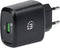 Manhattan 102384 102384 USB-oplader 3 A 1 x USB 3.2 Gen 1 bus A (USB 3.0) Thuis Qualcomm Quick Charge 3.0