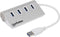 Manhattan 163767 USB 3.2 Gen 1-hub 4 poorten Met aluminium behuizing Wit