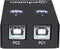 Manhattan 2 poorten USB 2.0-schakelaar Zwart