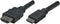 Manhattan 304955-CG HDMI-kabel HDMI Aansluitkabel HDMI-A-stekker, HDMI-mini-C-stekker 1.80 m Zwart 4K UHD