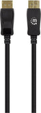 Manhattan 353618 DisplayPort-kabel DisplayPort Aansluitkabel DisplayPort-stekker, DisplayPort-stekker 2.00 m Zwart 8K U