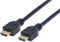 Manhattan 353939 HDMI-kabel HDMI Aansluitkabel HDMI-A-stekker, HDMI-A-stekker 2.00 m Zwart 4K UHD, UL gecertificeerd