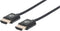 Manhattan 394406 HDMI-kabel HDMI Aansluitkabel HDMI-A-stekker, HDMI-A-stekker 0.50 m Zwart 4K UHD, Audio Return Channel