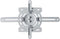 Manhattan 424851 projector beugel Plafond Wit