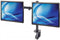 Manhattan 461528 Monitor-tafelbeugel 2-voudig 33,0 cm (13) - 81,3 cm (32) In hoogte verstelbaar, Kantelbaar, Zwenkbaar