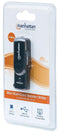 Manhattan Mini Multi-Card Reader/Writer USB 3.0 externer Card Reader/Writer 24-in-1 Externe geheugenkaartlezer USB 3.2
