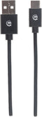 Manhattan USB-kabel USB 2.0 USB-A stekker, USB-C stekker 3.00 m Zwart 354936