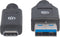 Manhattan USB-kabel USB 3.2 Gen1 (USB 3.0 / USB 3.1 Gen1) USB-A stekker, USB-C stekker 3.00 m Zwart 354981
