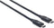 Manhattan USB-kabel USB 3.2 Gen2 (USB 3.1 Gen2) USB-C stekker, USB-C stekker 0.50 m Zwart 354899