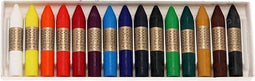 Manley Waskrijtjes/wascokrijtjes - 15x - gekleurd - 6,5 cm - speelgoed/knutselen