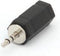 MANNELIJKE 2.5mm STEREO JACK NAAR VROUWELIJKE 3.5mm STEREO JACK (CAA22)