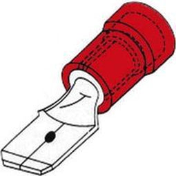 Mannelijke Connector 2.8Mm Rood