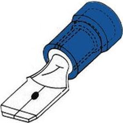 Mannelijke Connector 4.8Mm Blauw