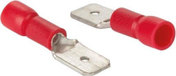 Mannelijke Connector 6.4Mm Rood