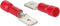 Mannelijke Connector 6.4Mm Rood