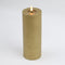 Mansion atmosphere - Gouden led kaars rustic 20x7,5cm