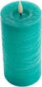 Mansion Atmosphere Led Kaars - Led kaars 7.5 x 15cm - groen - flikkerende bewegende vlam - met timer en dim functie
