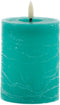 Mansion atmosphere - led kaars rustic blauw 10x7,5cm