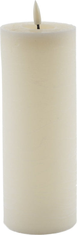 Mansion atmosphere - led kaars rustic Ivoor 20x7,5cm