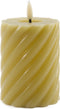 Mansion atmosphere - swirl led kaars mos 10x7,5cm