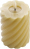 Mansion atmosphere - swirl led kaars mos 10x7,5cm