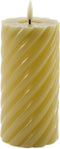 Mansion atmosphere - swirl led kaars mos 15x7,5cm