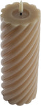 Mansion atmosphere - swirl led kaars zand 20x7,5cm