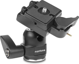 Mantona 18008 statiefkop Zwart Universal Ball head