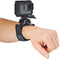 Mantona - armband met 360 graden draaibare GoPro houder (voor GoPro Hero 6 5 4 3+ 3 2 1) - Zwart - Model 21277