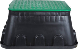 Heitronic 21042 Vloerinbouwdoos Zwart, Groen
