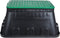 Heitronic 21042 Vloerinbouwdoos Zwart, Groen