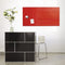 Sigel glasmagneetbord - Artverum - 91x46cm - rood - SI-GL147