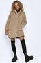 NOISY MAY NMGABI L/S JACKET NOOS - Dames Jas - Halflang - Lichtbruin - M